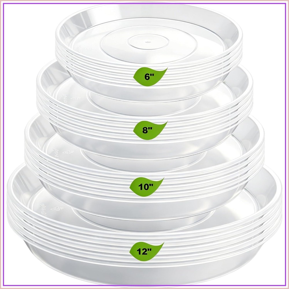 Drip Tray Saucer - Confezione da 20 sottovasi resistenti -