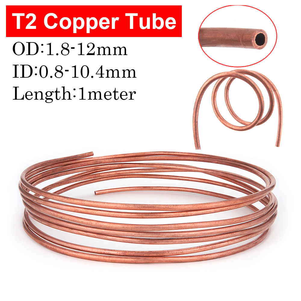 Copper Wire Roll - 1 Metro Tubo di Rame Morbido