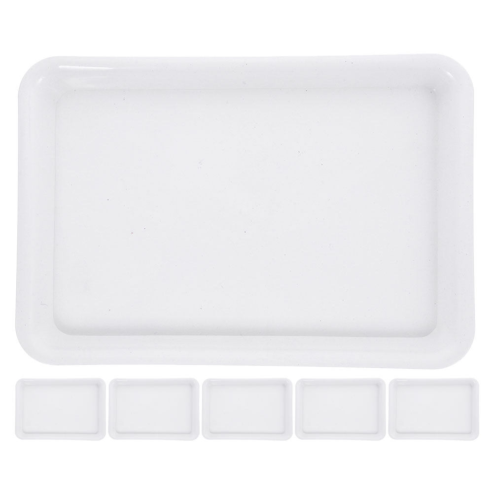 Drip Tray Saucer - 6 Pezzi di Sottovasi Rettangolari in