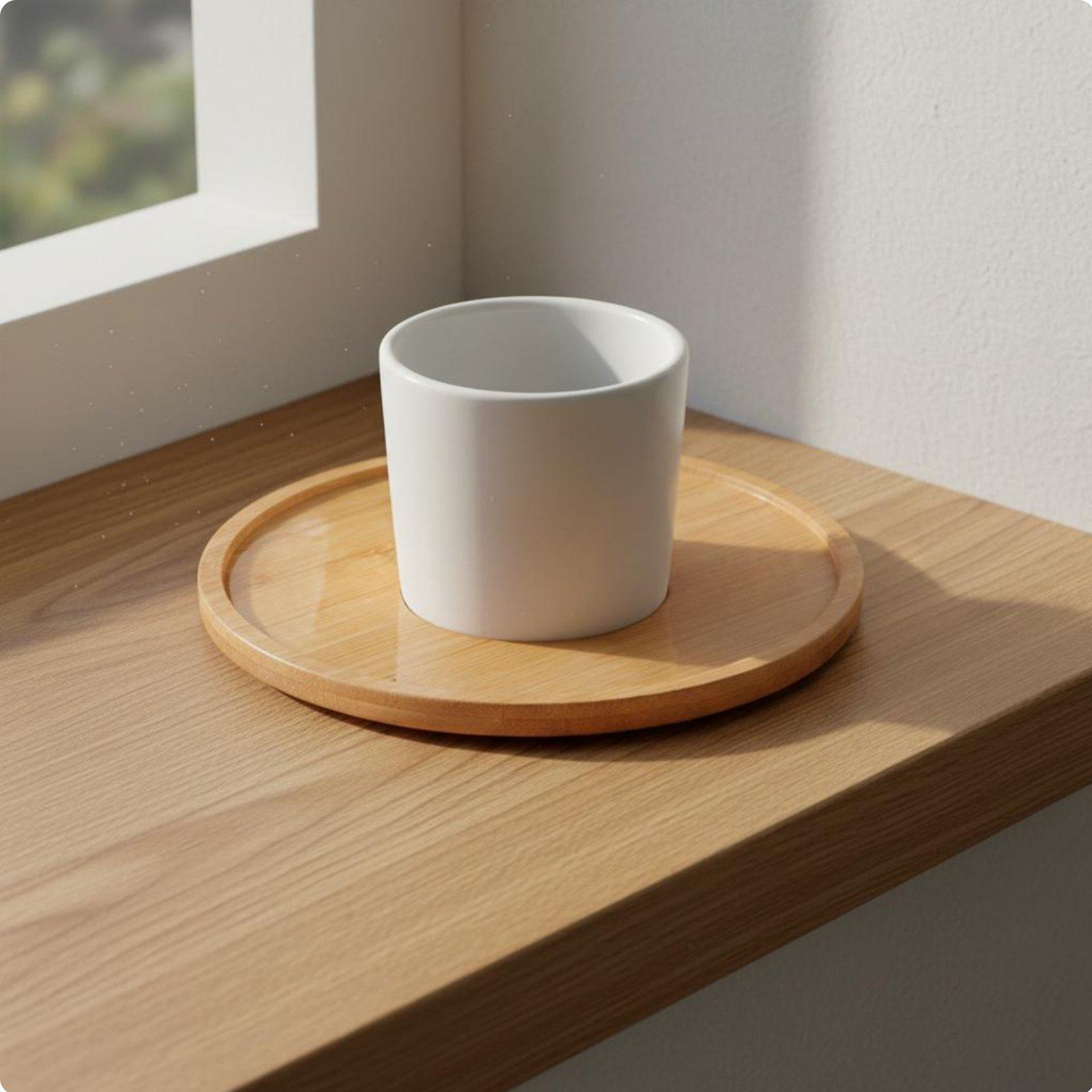 Sottovaso Industriale in Bambù - Drip Tray Saucer recensione e prezzo