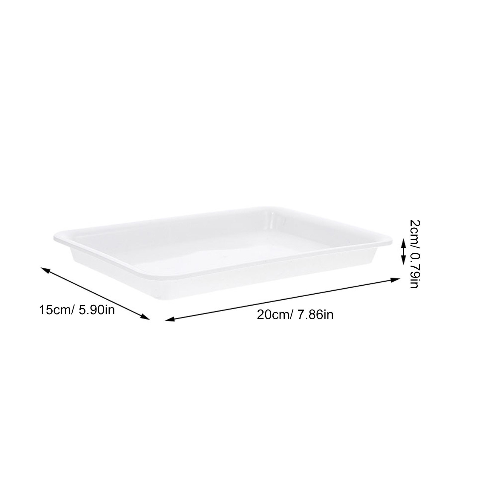 6 Pezzi di Sottovasi Rettangol - Drip Tray Saucer recensione e prezzo