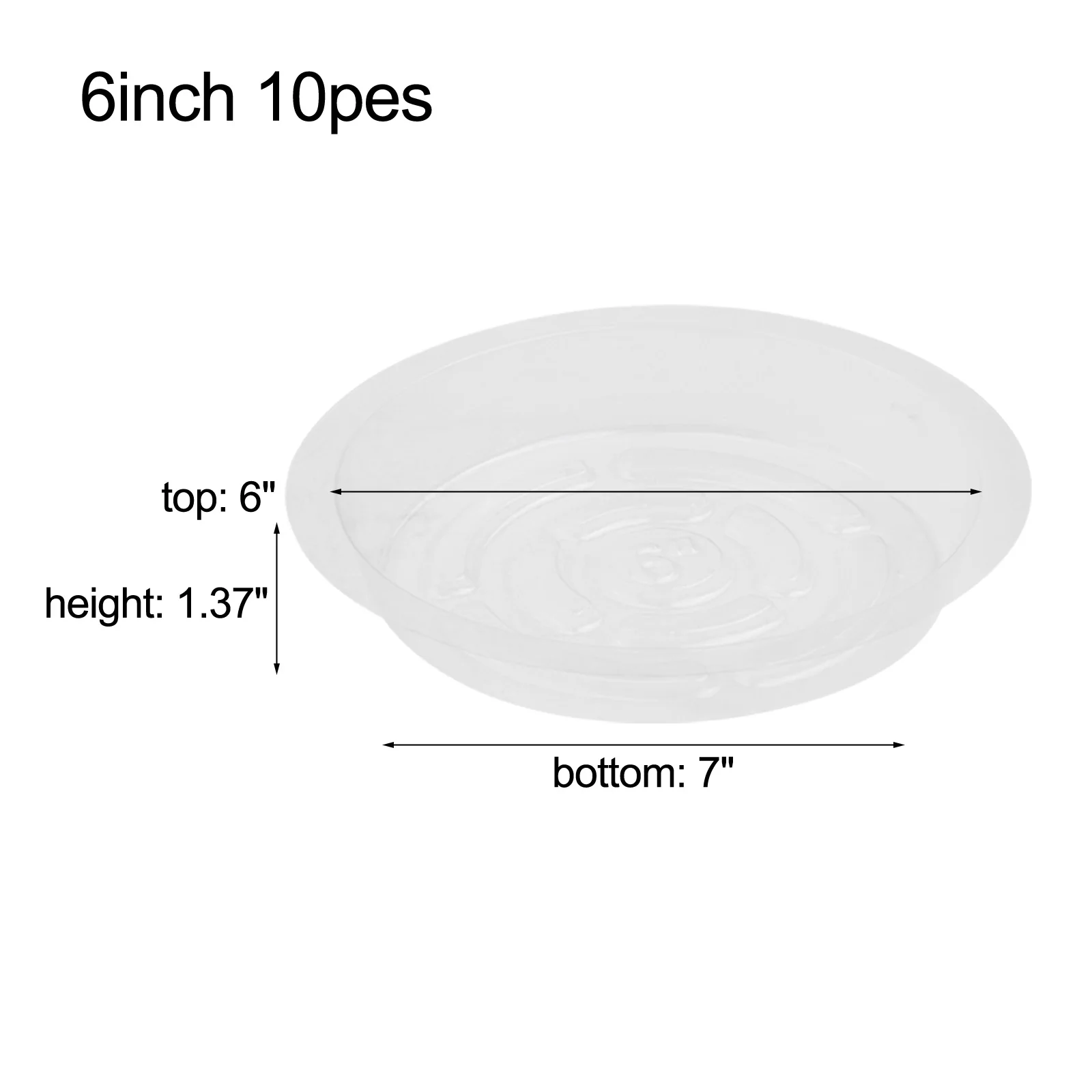 10pcs Garden Plant Saucer Drip - Drip Tray Saucer recensione e prezzo