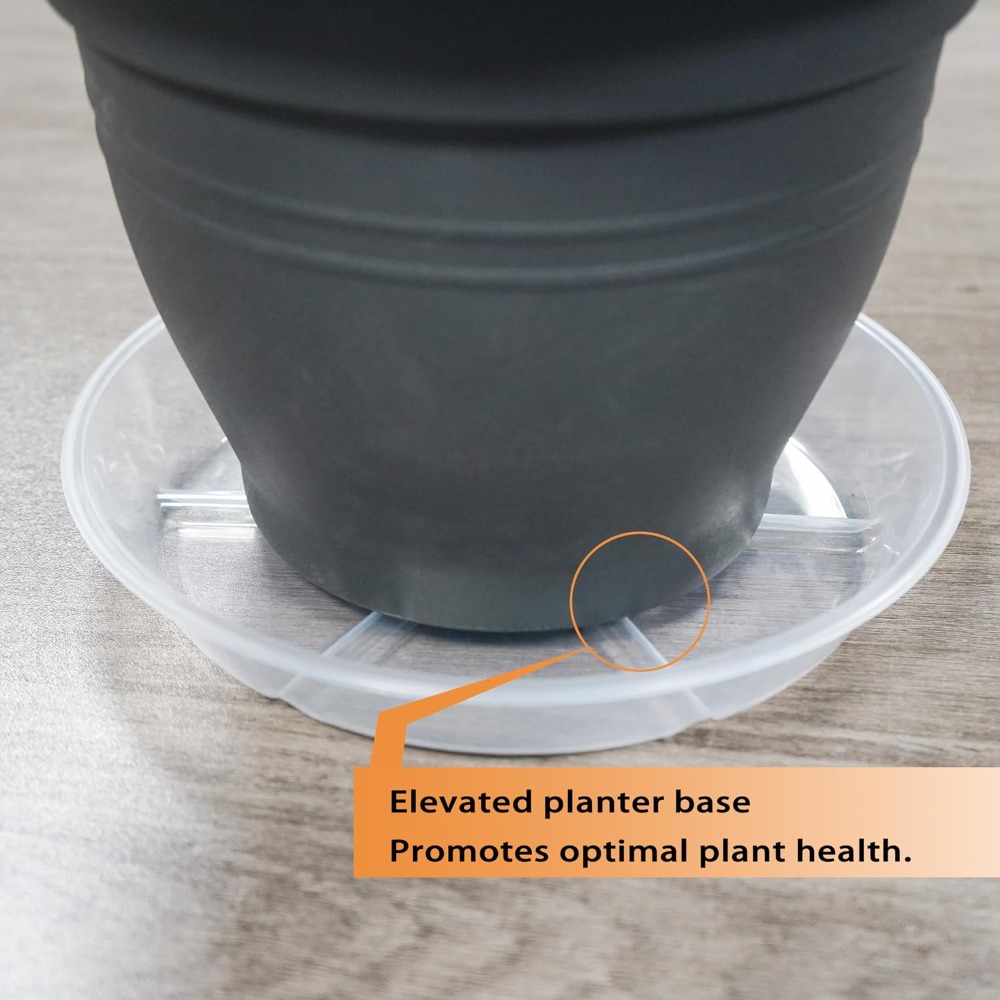Set di 6 Sottovasi Trasparenti - Drip Tray Saucer recensione e prezzo