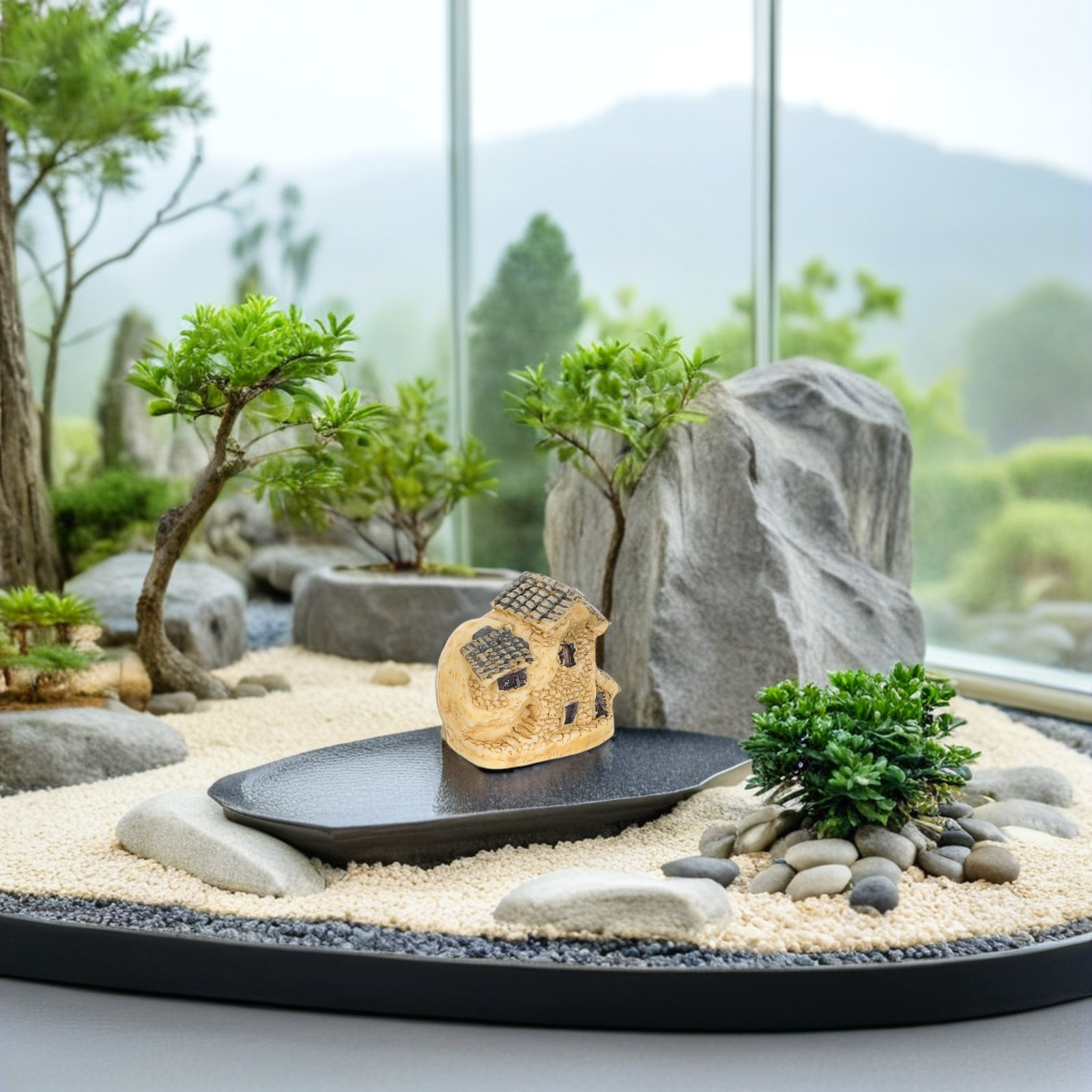 4 Pezzi di Case in Resina in M - Bonsai Garden House recensione e prezzo