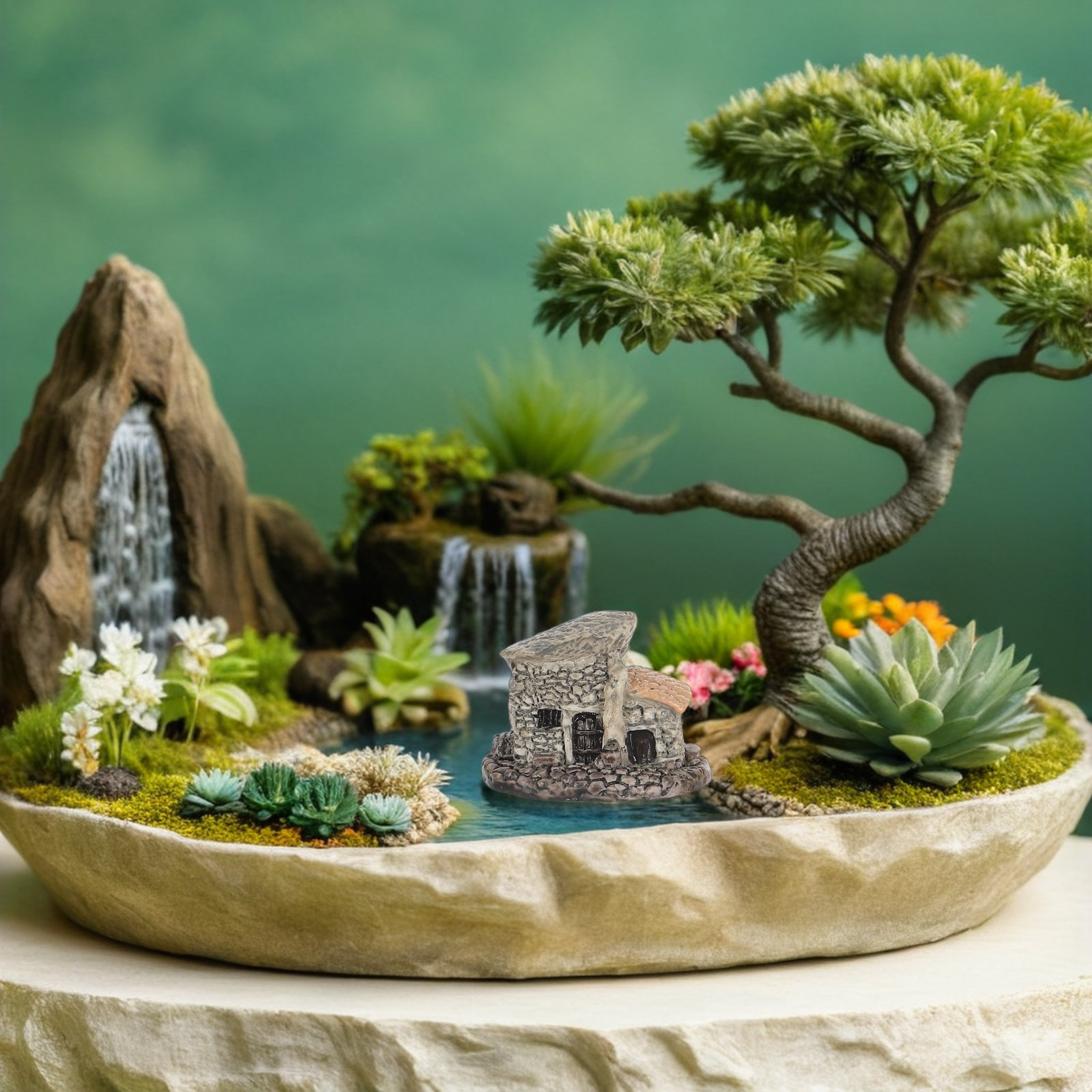 4 Pezzi di Case in Resina in M - Bonsai Garden House recensione e prezzo